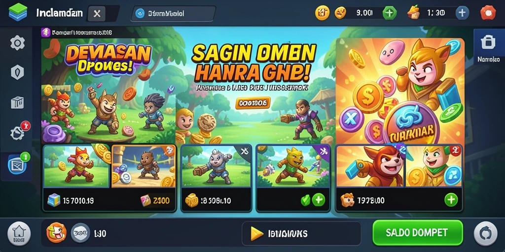 asia128 - Berbagai karakter unik yang dapat dipilih.