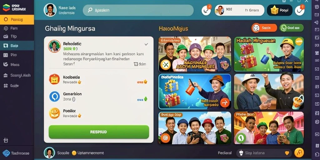 cuputoto - Berbagai karakter lucu yang bisa dipilih untuk bermain.